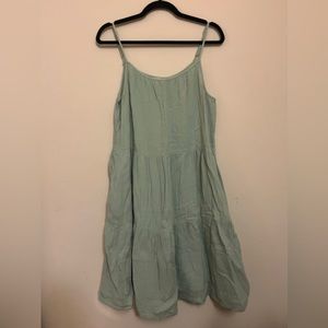Universal Thread Tiered Sundress Small Mint Green